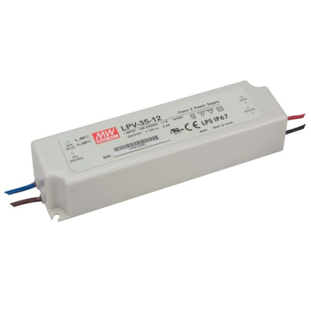 ALIMENTATION À DÉCOUPAGE - 1 SORTIE - 35 W - 12 V