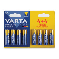 ALCALINE LR6/AA, 1.5 V PACK PROMO 4 + 4 pcs 4906.121.448 (blister)