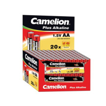 PRÉSENTOIR (20x12pcs) AVEC PILES ALCALINES AA/LR6 1.5V-2800mAh