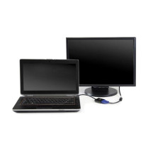 Câble adaptateur HDMI mâle vers VGA femelle, avec audio - 0.15 m