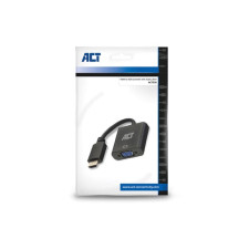 Câble adaptateur HDMI mâle vers VGA femelle, avec audio - 0.15 m