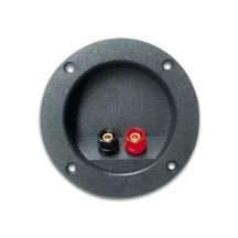 BORNIER POUR ENCEINTE - ROND - DORE