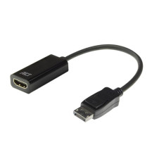 Adaptateur DisplayPort mâle vers HDMI femelle - 4K @ 30 Hz - 0.15 m