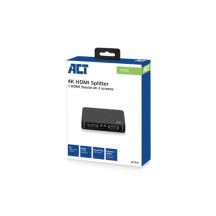 Répartiteur HDMI 1 x 2, 4K @ 30 Hz, alimenté par USB