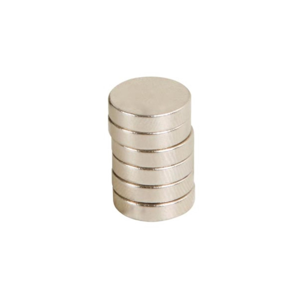 Aimant Ø12 x 3mm - 6 pcs