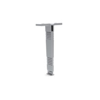 SUPPORT DE MONTAGE POUR PROFILÉ POUR RUBAN LED ALU-ROUND - POUR ARMOIRE - ARGENT