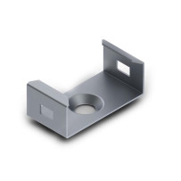 SUPPORT DE MONTAGE POUR PROFILÉ POUR RUBAN LED SLIMLINE LARGEUR 8 mm - ACIER À RESSORT - ARGENT