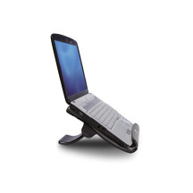 Support pour ordinateur portable, 6 positions réglables en hauteur, hub 4 ports