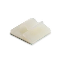 ATTACHES DE CABLE AUTO-ADHESIVES - Ø 5.8 - 6.5 mm / 20 x 18 mm / 10 pcs.