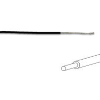 FIL DE CÂBLAGE - ø 1.4 mm - 0.2 mm² - MONOBRIN - NOIR