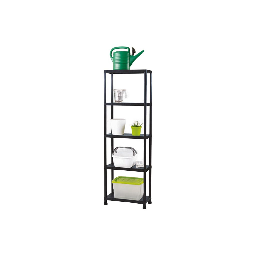Étagère de rangement - 80 x 30 x 181 cm - 5 étagères