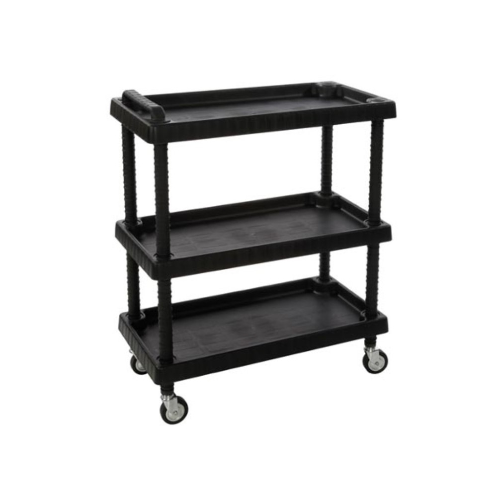 CHARIOT PORTE-OUTILS - 3 ÉTAGÈRES - 75 x 37.5 x 92 cm