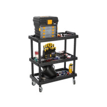 CHARIOT PORTE-OUTILS - 3 ÉTAGÈRES - 75 x 37.5 x 92 cm
