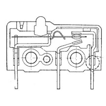 MICRORUPTEUR 5A, LONG LEVIER DE COMMANDE