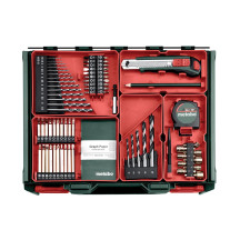 Perceuse-visseuse sans fil BS 18 L, 18 V, 2 x 2 Ah Li-power, chargeur SC 30, mallette de transport en plastique, atelier mobile
