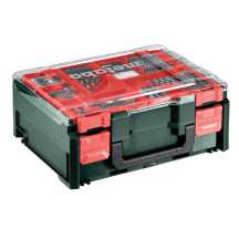 Perceuse-visseuse sans fil BS 18 L, 18 V, 2 x 2 Ah Li-power, chargeur SC 30, mallette de transport en plastique, atelier mobile