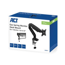 Bureau bras de moniteur avec ressort à gaz, 1 écran