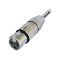 NEUTRIK - FICHE XLR 3 PÔLES FEMELLE VERS MONO 1/4"