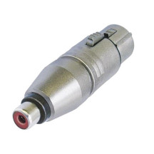 NEUTRIK - XLR 3 PÔLES FEMELLE VERS RCA/PHONO FEMELLE