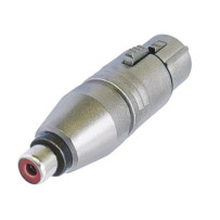 NEUTRIK - XLR 3 PÔLES FEMELLE VERS RCA/PHONO FEMELLE