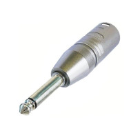 NEUTRIK - FICHE XLR 3 PÔLES MÂLE VERS MONO 1/4"