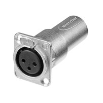 NEUTRIK - ADAPTATEUR DE TRAVERSÉE XLR FEMELLE-MÂLE POUR MONTAGE SUR PANNEAU