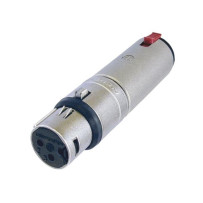 NEUTRIK - JACK XLR 3 PÔLES FEMELLE VERS STÉRÉO 1/4" VERROUILLABLE