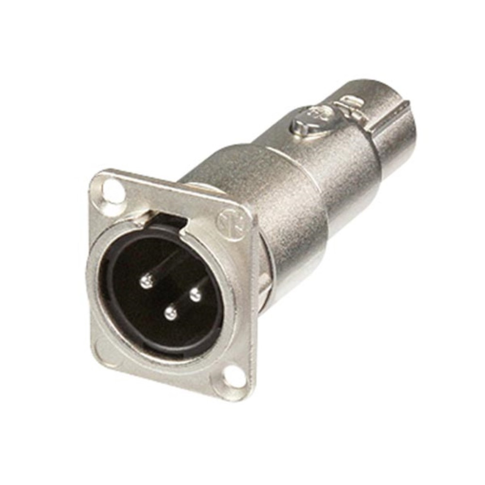 NEUTRIK - EMBASE XLR MÂLE VERS XLR FEMELLE - TRAVERSÉE DE PANNEAU