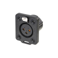 NEUTRIK - CONNECTEUR CHÂSSIS XLR À 3 PÔLES -  FEMELLE - HEAVY DUTY - TRUE OUTDOOR PROTECTED (TOP)