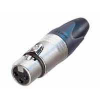 NEUTRIK - CONNECTEUR XLR, 3 POINTS FEMELLE, ARGENTÉ, NICKEL
