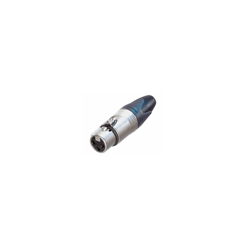 NEUTRIK - CONNECTEUR XLR, 3 POINTS FEMELLE, ARGENTÉ, NICKEL