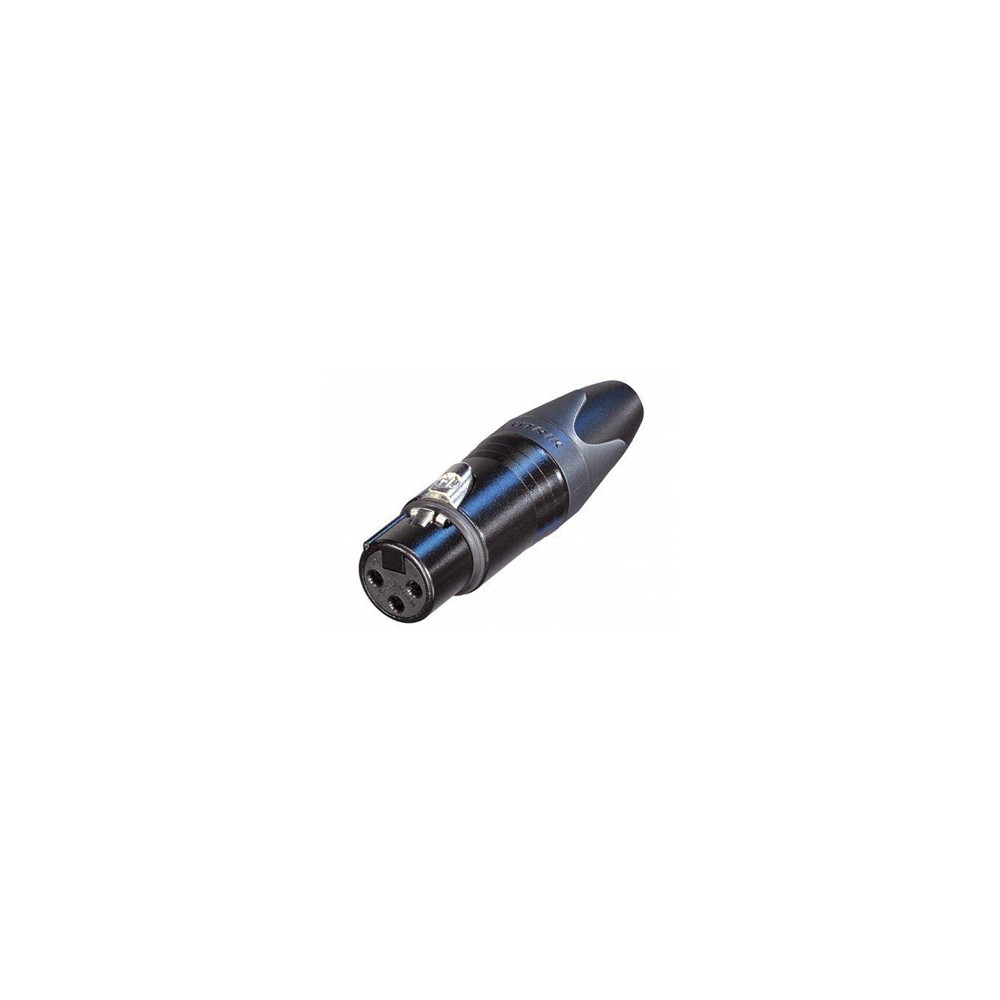 NEUTRIK - CONNECTEUR XLR, 3 POINTS FEMELLE, ARGENTE, NOIR