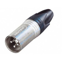 NEUTRIK - CONNECTEUR XLR, 3 POINTS MÂLE, ARGENTÉ, NICKEL