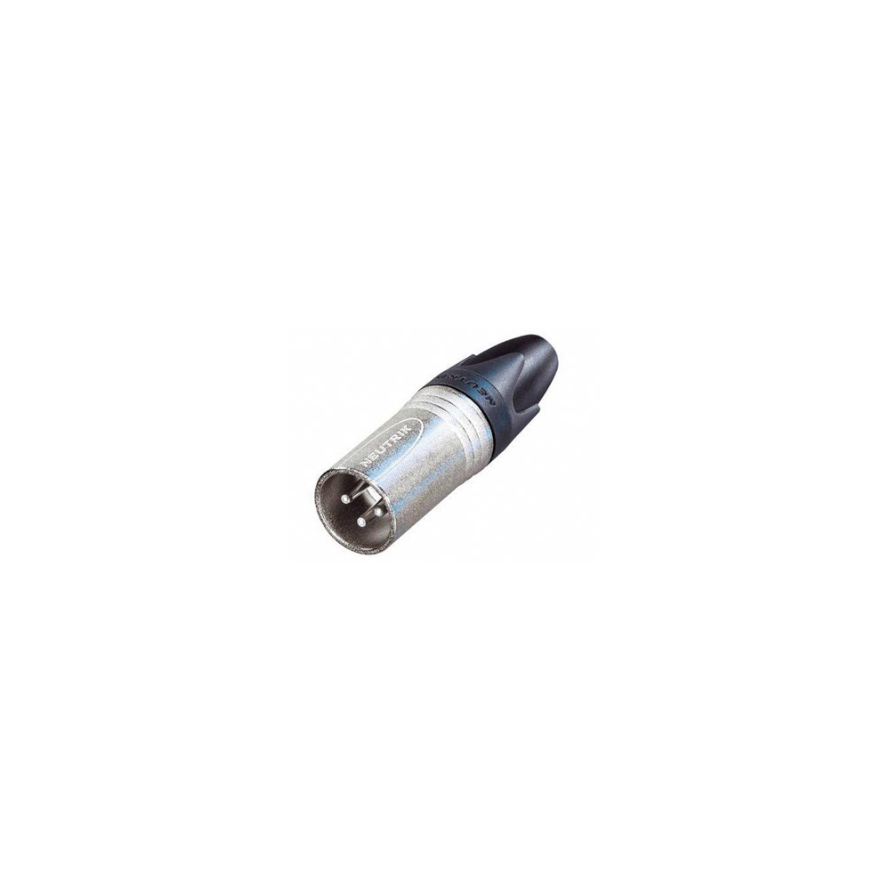 NEUTRIK - CONNECTEUR XLR, 3 POINTS MÂLE, ARGENTÉ, NICKEL