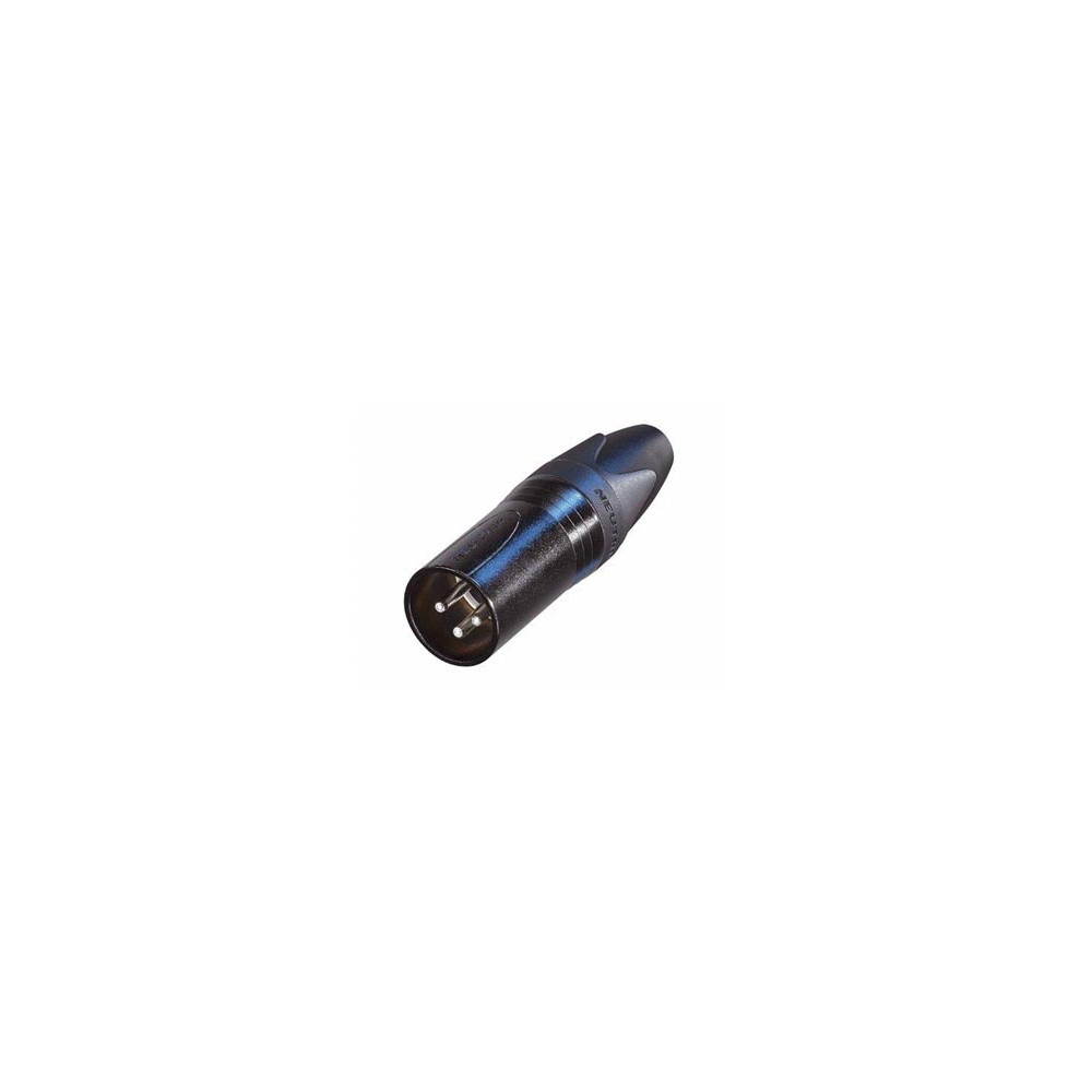NEUTRIK - CONNECTEUR XLR, 3 POINTS MÂLE, ARGENTÉ, NOIR