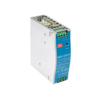 ALIMENTATION - 1 SORTIE - 120 W - 24 V - 5 A - MONTAGE SUR RAIL DIN - POUR USAGE INDUSTRIEL