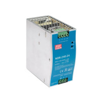 240 W SINGLE OUTPUT INDUSTRIAL DIN RAIL POWER SUPPLY 24 V 10 A