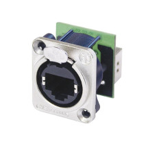 NEUTRIK - ETHERCON - CHÂSSIS MÉTALLIQUE AVEC RJ45 STANDARD MONTÉ À L'ARRIÈRE