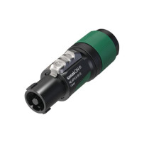 NEUTRIK - Connecteur de câble speakON 4 pôles, borne à vis, serre-câble pour câbles de 6 à 12 mm de diamètre