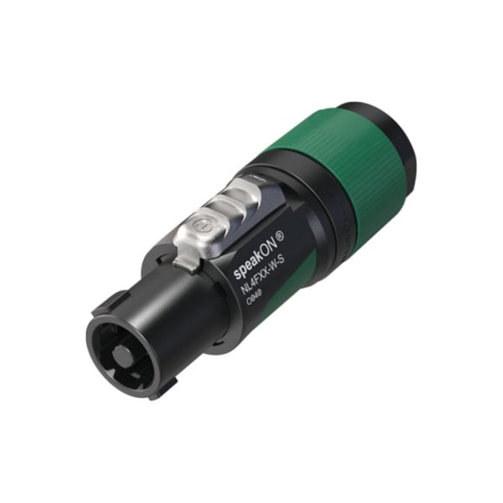 NEUTRIK - Connecteur de câble speakON 4 pôles, borne à vis, serre-câble pour câbles de 6 à 12 mm de diamètre