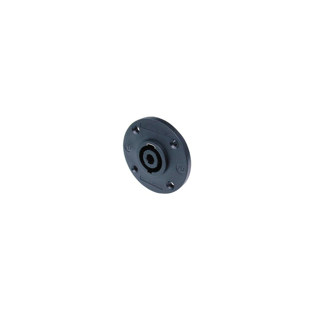 NEUTRIK - EMBASE SPEAKON, 4 POINTS MÂLE, NOIR, TYPE D, ROND