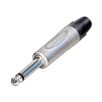 NEUTRIK - CONNECTEUR JACK, 2 POINTS MALE, 6.3mm, NICKELÉ