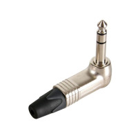 NEUTRIK - Connecteur Jack, 3 broches mâles, 6,3 mm, 90°, nickel