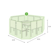 Housse d'extérieur pour ensemble de jardin octogonal