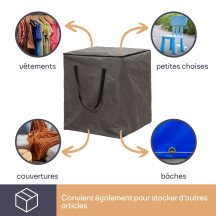 Housse extérieure pour coussins de salon - 75x75x90cm