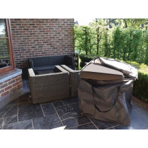 Housse extérieure pour coussins de salon - 75x75x90cm