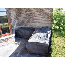 Housse d'extérieur pour salon en L - 250x250x70cm