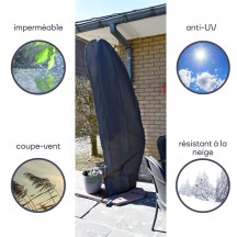 Housse d'extérieur pour parasol à bras libre Ø max. 350 cm