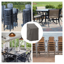 Housse d'extérieur pour chaises empilables - 95 cm