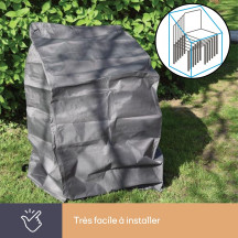 Housse d'extérieur pour chaises empilables - 95 cm